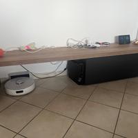 Mobile salotto con ampia cassettiera