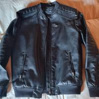 Giubbotto in eco-pelle da bambino Tg. 10-11 anni