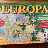 Puzzle Ravensburger "Europa" 2x200 Pezzi + CD-Rom