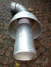 Tubo alluminio e curva inox