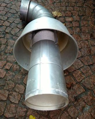 Tubo alluminio e curva inox