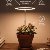 Lampada LED crescita Grow Light Halo Telescopica