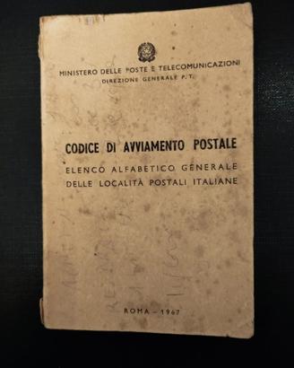 Codice di Avviamento postale 1967 Ministero PPTT