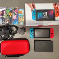 Nintendo Switch completa con 4 giochi