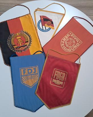 Gagliardetti DDR Repubblica Democratica Tedesca 