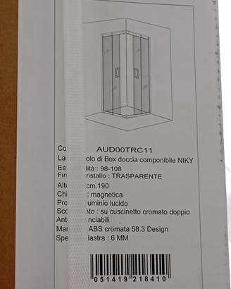 Box doccia nuovo