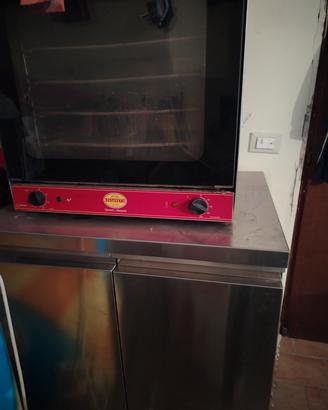 forno elettrico e mobile d'acciaio x bar