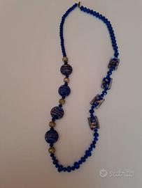 Collana in perle di vetro