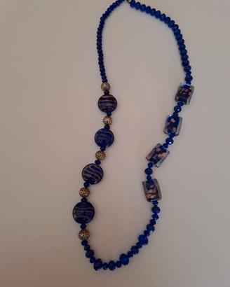 Collana in perle di vetro
