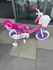 Bici bambina Minnie 11 pollici