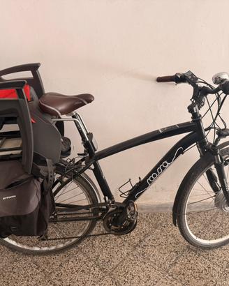 Bici elettrica Scossa con seggiolino bici bimbi 2