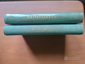 2 libri in lingua tedesca piante e fiori anni 1910