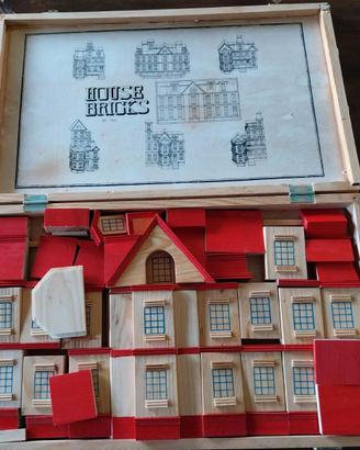 LILLIAN VERNON House Bricks Gioco di Costruzioni