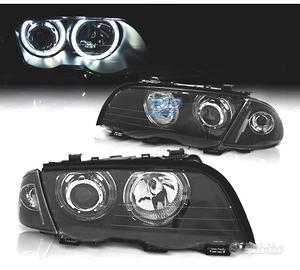 FARI BMW E46 4 PORTE 98-01 ANGEL EYES CCFL FONDO N