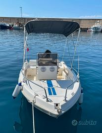 Barca open 5,5 mt con motore Mercury 40/60