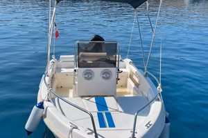 Barca open 5,5 mt con motore Mercury 40/60