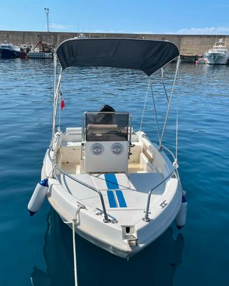 Barca open 5,5 mt con motore Mercury 40/60