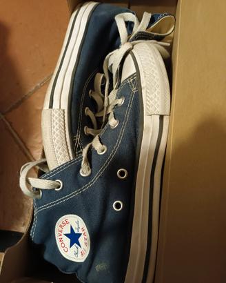 Converse blu bambino 33