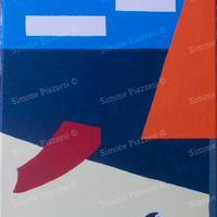 Quadro di Simone Piazzesi, ARENILE (2017)