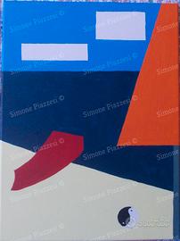 Quadro di Simone Piazzesi, ARENILE (2017)