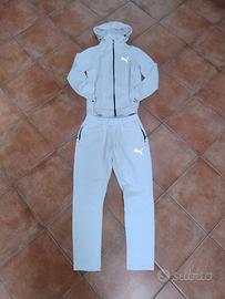 tuta tutta bianca puma