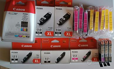 Cartucce Pixma 550 - 551  Canon