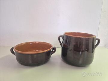 Set Pentole Terracotta Vintage Vulcania