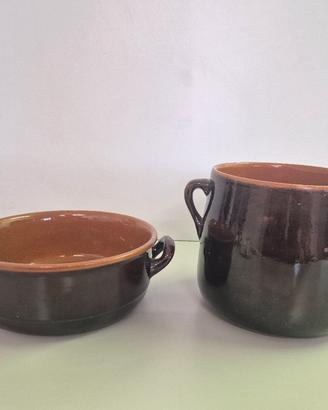 Set Pentole Terracotta Vintage Vulcania