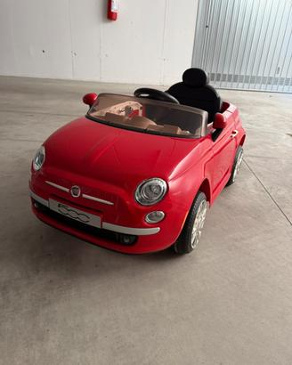 Macchinina elettrica per bambini fiat 500