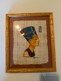 Quadro originale con cornice Egitto 26,5x 32,5