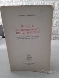 Il Ciclo nel pensiero greco fino ad Aristotele