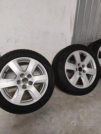 cerchi 17 audi A4 A6 gomme invernali 