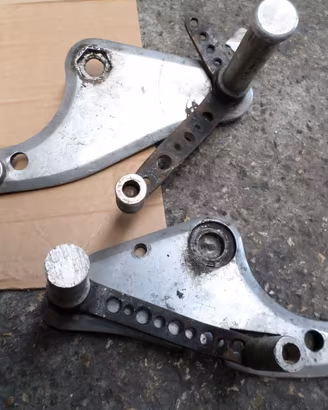honda cb four 500 550 pedane arretrate futura