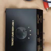 selettore input audio