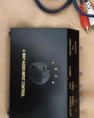 selettore input audio