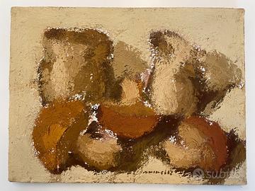 F. MARZILLI NATURA MORTA OLIO SU TELA