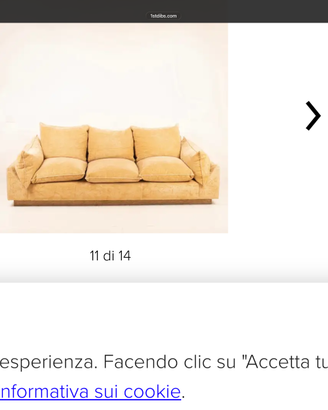 DIVANI MARCA DE PADOVA MODELLO CADO