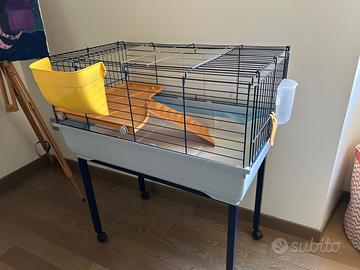 Gabbia per roditori con accessori