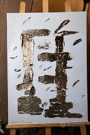 I Pilastri della Taiga – Scultura da Parete in Cem