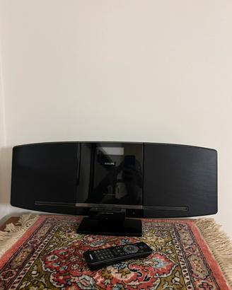 Philips DCM 292 stereo dock iPod usb FM 20W RMS