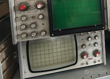 Schermo oscilloscopio vintage