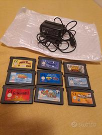 Alimentatore nintendo Game boy micro e giochi