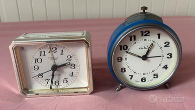 Lotto 2 sveglie vintage, Kienzle e Ruhla