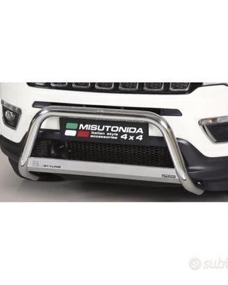 Jeep Compass 2017>2024 Bull Bar e pedane inox