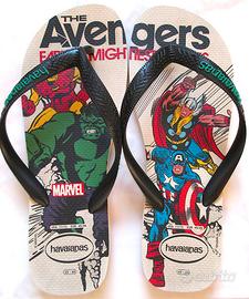 HAVAIANAS THE AVENGERS - MARVEL 43 44 piscina mare
