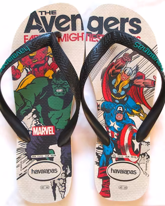 HAVAIANAS THE AVENGERS - MARVEL 43 44 piscina mare