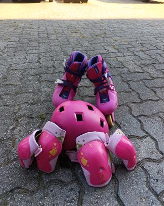 roller bambina con protezioni