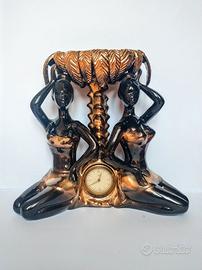 Orologio da tavola in porcellana Coronetti Cunardo