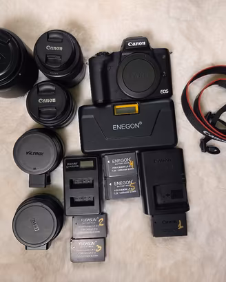 Canon EOS M50 + Kit completo 