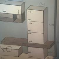 Pensile a colonna soggiorno